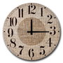 Wallity Reloj Decorativo de MDF Multicolor 50 cm